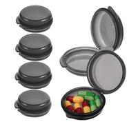 VONJUMA 6 Pcs Portapillole Giornaliero Scomparti Mini Contenitore per Pillole per Tasca in Borsa Portapillole Portatile da Viaggio Ideale Per Farmaci Vitamine Olio Di Pesce E Integratori