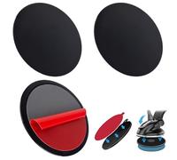 VONJUMA Set Di 3 Piastre Autoadesive Per Cruscotto Per Base A Ventosa Per Cruscotto Disco Di Montaggio Per Navigatori Garmin Tomtom