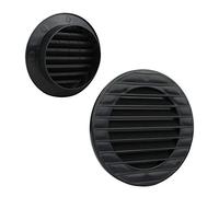 VONLIS Griglia di ventilazione per mattoni, griglia di ventilazione per esterni, protezione dagli insetti, antracite, Ø 80 mm