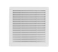 VONLIS Griglia di ventilazione, protezione dagli insetti, in plastica, rettangolare, griglia di aspirazione, 200 x 200 mm, colore bianco