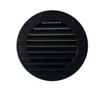 VONLIS® - Griglia di ventilazione rotonda, Ø 90 mm, colore: antracite