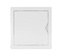 VONLIS Sportello di ispezione, 200 x 200 mm, 20 x 20 cm, in plastica, cartongesso, valvola di manutenzione, colore bianco, adatto per ambienti umidi, sportello da incasso