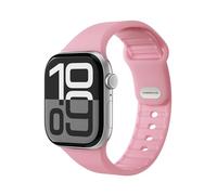VONMÄHLEN Classic Band 2 - Cinturino per Apple Watch in Silicone Riciclato, Resistente all'Acqua, Design Moderno - Rosa chiaro - 44 | 45 | 46 | 49 mm