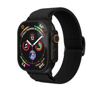 VONMÄHLEN Classic Nylon Loop - Cinturino Regolabile per Apple Watch, Resistente all'Acqua e al Sudore - Nero - 44 | 45 | 46 | 49 mm