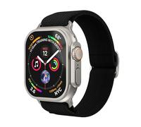 VONMÄHLEN Classic Nylon Loop - Cinturino Regolabile per Apple Watch, Resistente all'Acqua e al Sudore - Nero - 40 | 41 | 42 mm