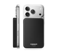 VONMÄHLEN Evergreen Mag Pro - Powerbank wireless compatibile con MagSafe, caricatore con ricarica wireless da 10000 mAh e 25 W, power bank magnetico, certificato QI2.2, nero