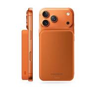 VONMÄHLEN Evergreen Mag Pro - Powerbank wireless compatibile con MagSafe, caricatore con ricarica wireless da 10000 mAh e 25 W, power bank magnetico, certificato QI2.2, arancione