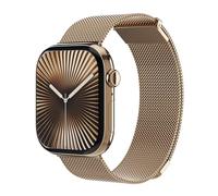 VONMÄHLEN Milanese Loop 2 - Cinturino in Maglia Milanese per Apple Watch, Chiusura Magnetica, Compatibile con Apple Watch Ultra 2, Design Elegante - Oro tramonto - 40 | 41 | 42 mm