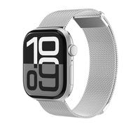 Vonmählen Milanese Loop 2 - Cinturino in Maglia Milanese per Apple Watch, Chiusura Magnetica, Compatibile con Apple Watch Ultra 2, Design Elegante - Argento - 44 | 45 | 46 | 49 mm