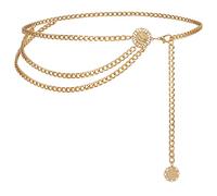 VONMELLI Cintura in Metallo Multistrato Donna Gioiello Moda Catena Alta