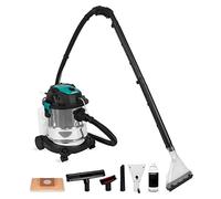 VONROC Aspirapolvere/Aspira liquidi 1400W | Include detergente e vari ugellii