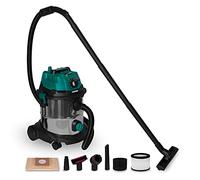 VONROC Aspirapolvere Solidi e Liquidi 1400W - Serbatoio Inox 20L, Presa con Avvio Automatico per Utensili, Funzione Soffiaggio, Accessori Inclusi, Filtro HEPA - Ideale per Casa, Auto e Officina
