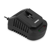 VONROC Caricabatterie Rapido 20V - 4.0A / 86W - per Batterie VPower 20V 2.0Ah e 4.0Ah - Compatibile con Tutti gli Utensili VONROC - Indicatori LED - Montaggio a Parete - Ricarica in 35/60 Minuti