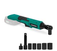 VONROC Chiave a cricchetto a batteria - 20V - 50Nm - 3/8" - con set di bussole da 8 pezzi - Esclusi batteria e caricabatterie