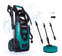 VONROC Idropulitrice ad alta pressione 2200W, 170 Bar, 450 l/h, Serbatoio Detergente, Lancia Turbo, Pulizia Auto e Patio