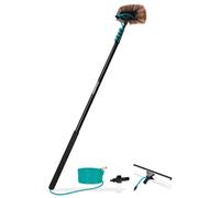 VONROC Kit pulizia pannelli fotovoltaici, 6,50m, Spazzola telescopica, Include s