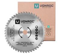 VONROC Lama per sega circolare 185x20mm, 48 denti. Adatta per legno. Universale