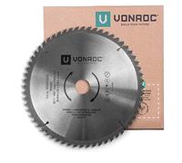 VONROC Lama universale Ø254mm - 60 denti, 254 x 30mm. Adatta per troncatrici e seghe da tavolo