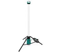 VONROC Lampada da lavoro LED 76W | 11.500 lumen | Luce 360° | IP44 per interno/esterno | Treppiede pieghevole | Cavo 5m | Faro da cantiere professionale per garage, campeggio, emergenze