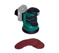 VONROC Levigatrice orbitale VPOWER 20V - Ø125mm. Batteria e caricabatterie non inclusi. Include sacchetto raccolta polvere e 12 pezzi di carta abrasiva