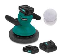VONROC Lucidatrice Auto a Batteria 20V - Ø240mm - 2 Batterie 2.0Ah + Caricatore - Lucidatrice Eccentrica per Auto e Barca - Cera, Polish, Senza Fili - Piattaforma VPower