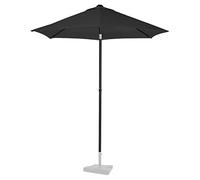VONROC Parasol Pisogne grey 300x300 combi - with Parasol tiles (Nero, Ø200cm)