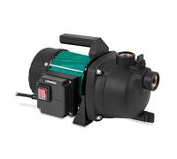 VONROC Pompa acqua da Giardino 800W | 3300 l/h | Pressione 4 bar | Autoadescante | Altezza Aspirazione 8m | IPX4 | Per Irrigazione, Pozzi, Stagni, Fiumi | Corpo in Plastica Resistente