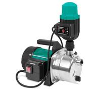 VONROC Pompa acqua idrofora autoadescente 1000W | 3500 l/h | Pressostato automatico | Protezione a secco | Per irrigazione, pozzi, stagni, acqua piovana, lavaggio auto