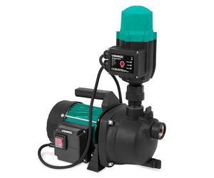 VONROC Pompa acqua Idrofora Automatica 800W 3300 l/h, | Pressione 4 bar, Autoadescante con Pressostato e Protezione a Secco, Per Irrigazione, Pozzi, Giardini, Casa, Auto, IPX4