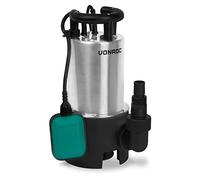 VONROC Pompa Sommersa SP505AC - 850W, 14.000 L/h, Acciaio Inossidabile, Galleggiante Automatico, IPX8