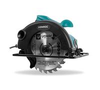 VONROC Sega circolare 1200W, 185mm. Incl. guida parallela e lama da 24 denti per legno