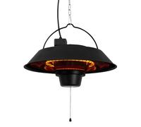 VONROC Stufa riscaldante a infrarossi 1500W | Riscaldatore a Soffitto con lampada in fibra di carbonio - Riscaldamento a infrarossi immediato - IP44 per uso esterno