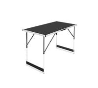 VONROC Tavolo Multifunzionale 100x60 cm, Regolabile in Altezza, Pieghevole, Leggero e Portatile | Uso Interno ed Esterno | Resistente ai Graffi e Intemperie | Con Maniglia per Trasporto