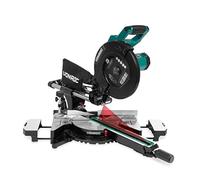 VONROC Troncatrice multimateriale scorrevole 2200W - 255mm PRO. Velocità regolabile. Con laser, luce LED e lama 48T