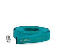 VONROC Tubo piatto per drenaggio pompa sommersa 10m x 32mm. Universale. Incl. fascetta stringitubo 25-32mm
