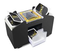 Vonsera Mischia Carte Automatico per 1-4 Mazzi, Distributore Carte da Gioco Auto