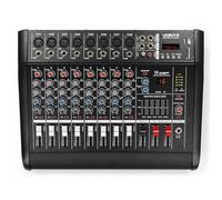 MIXER AUDIO AMPLIFICATO 1000W 8 canali CON EFFETTI FX DSP+ USB dj pianobar