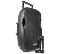 Vonyx AP1500PA - Sistema PA Portatile 800W con Microfoni