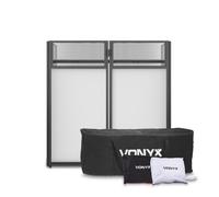 Vonyx DB4 Pro DJ Booth System 1.1m Lycra Stazione consolle perforata pieghevole