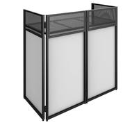 Vonyx DB4 Pro DJ Booth System 1.1m Lycra Stazione consolle perforata pieghevole