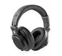 Vonyx HDX120WBK - Cuffie Bluetooth DJ BT 5.3, batteria 75h, driver 40mm, jack 3,5 e 6,3mm, cuffie wireless DJ pieghevoli con cavo per musica e studio, colore nero