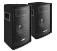 Vonyx SL6 PA Coppia di Altoparlanti da 6 Pollici 150 Watts, Altoparlanti passivi a 2 Vie per DJ, Musica, Megafonia, Presentazioni, Discorsi, Uso Domestico e/o Professionale