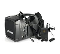 VONYX 178.870 ST-012 Personal PA Wireless System | Sistema PA portatile portatile, sistema PA alimentato a batteria, sistema PA portatile wireless, compatto e leggero, ideale per eventi e