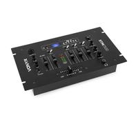 Vexus STM2500 Mixer Dj Studio professionale a 5 canali con bluetooth (sezione microfono con 2 ingressi, fader, equalizzatore a 2 bande,XLR, RCA, USB, SD)
