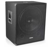 Skytec - Cassa attiva / Subwoofer amplificato 1000 Watt Woofer 46 cm con 2 uscite attive (colleghi 2 casse passive)
