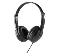 VONYX VH100 - Cuffie imbottite per DJ per principianti con adattatore jack, cuffie compatte per mixaggio e studio, archetto regolabile, bassi profondi, SPL alto, adattatore da 3,5 mm a 6,35 mm
