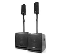 VONYX VX1000BT impianto completo 2 sub + 2satelliti 1000 watt per feste dj live