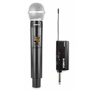 VONYX WM55 Microfono a Batteria Plug-and-Play UHF Wireless - con ricevitore Plug-in, 10 canali, Distanza da 30 a 50 m, Ideale per i servizi audio e sul palco