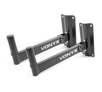 Vonyx WMS-02 Supporto a Muro - 2 Pezzi, 2 Pezzi, 35 mm Flangia treppiede, 25 kg