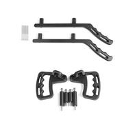 Voodonala Set maniglie anteriori e posteriori per Jeep JK Wrangler e Unlimited 2007-2019 (nero)
